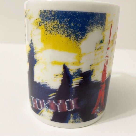 2008 Starbucks Night City Lights Design Tokyo Japan 12 oz Mug - Picture 15 of 16